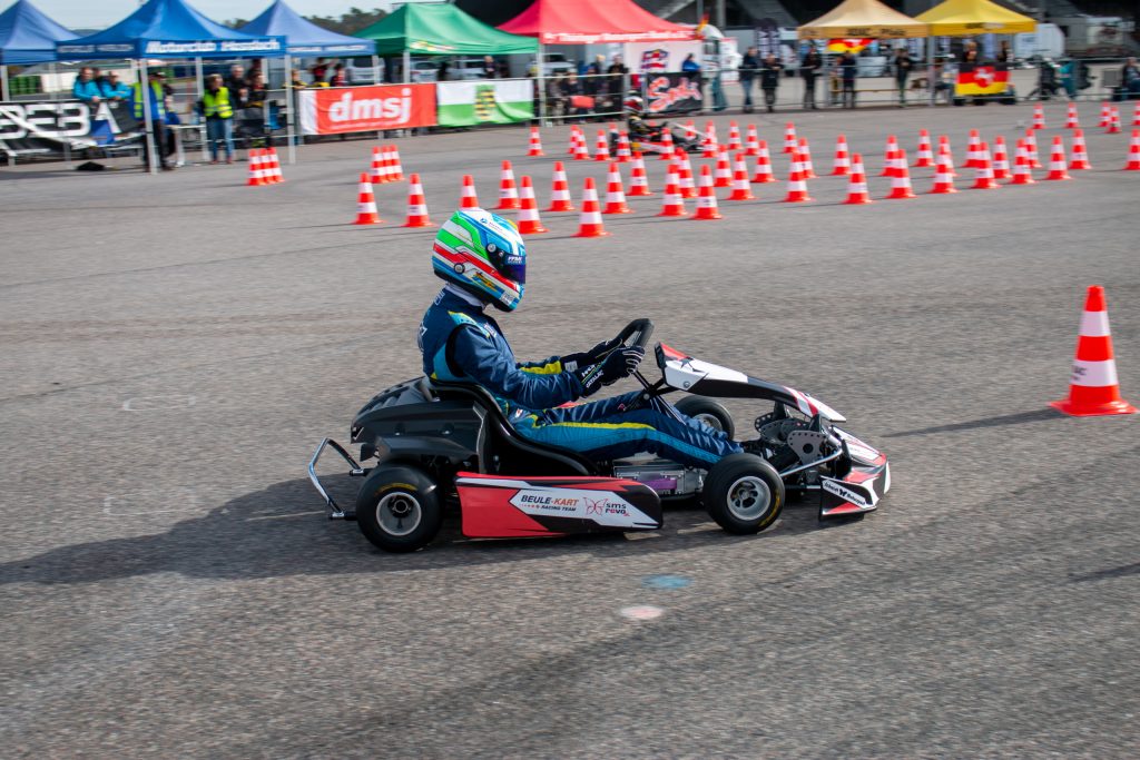 sms revo Kart in der Werkstatt